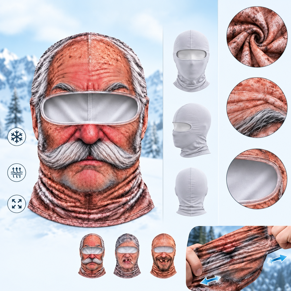 Nivro Skimaske im Schnee